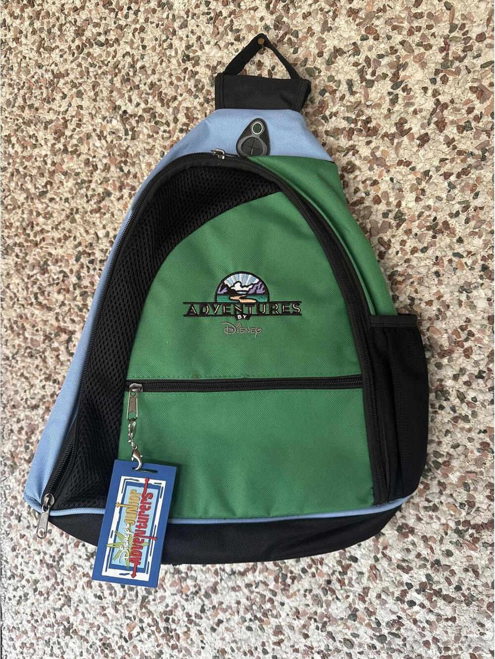 Adventures by Disney Junior Adventurers Sling Backpack Green Blue Rare